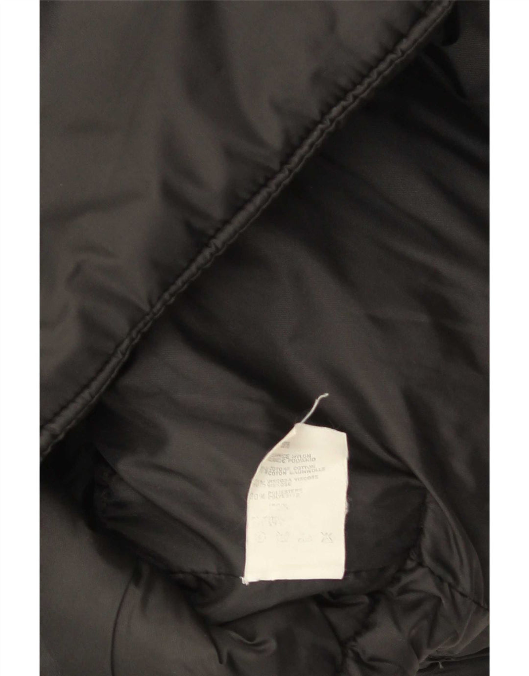 Gilet imbottito con grafica da uomo Casucci UK 38 medio nero in poliammide