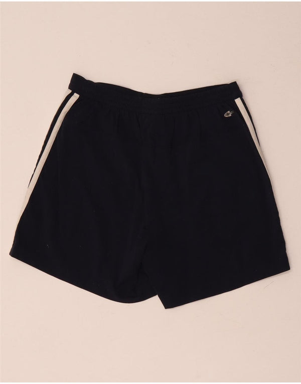Pantaloncini casual Adidas Climalite da donna UK 10 Small W26 Blu Navy Poliammide