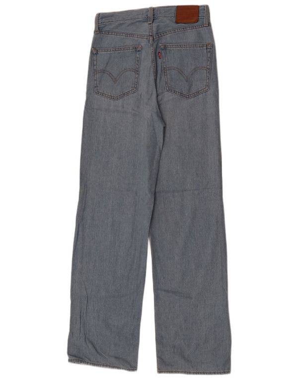 Jeans larghi da donna a vita alta Levi's W24 L31 cotone blu