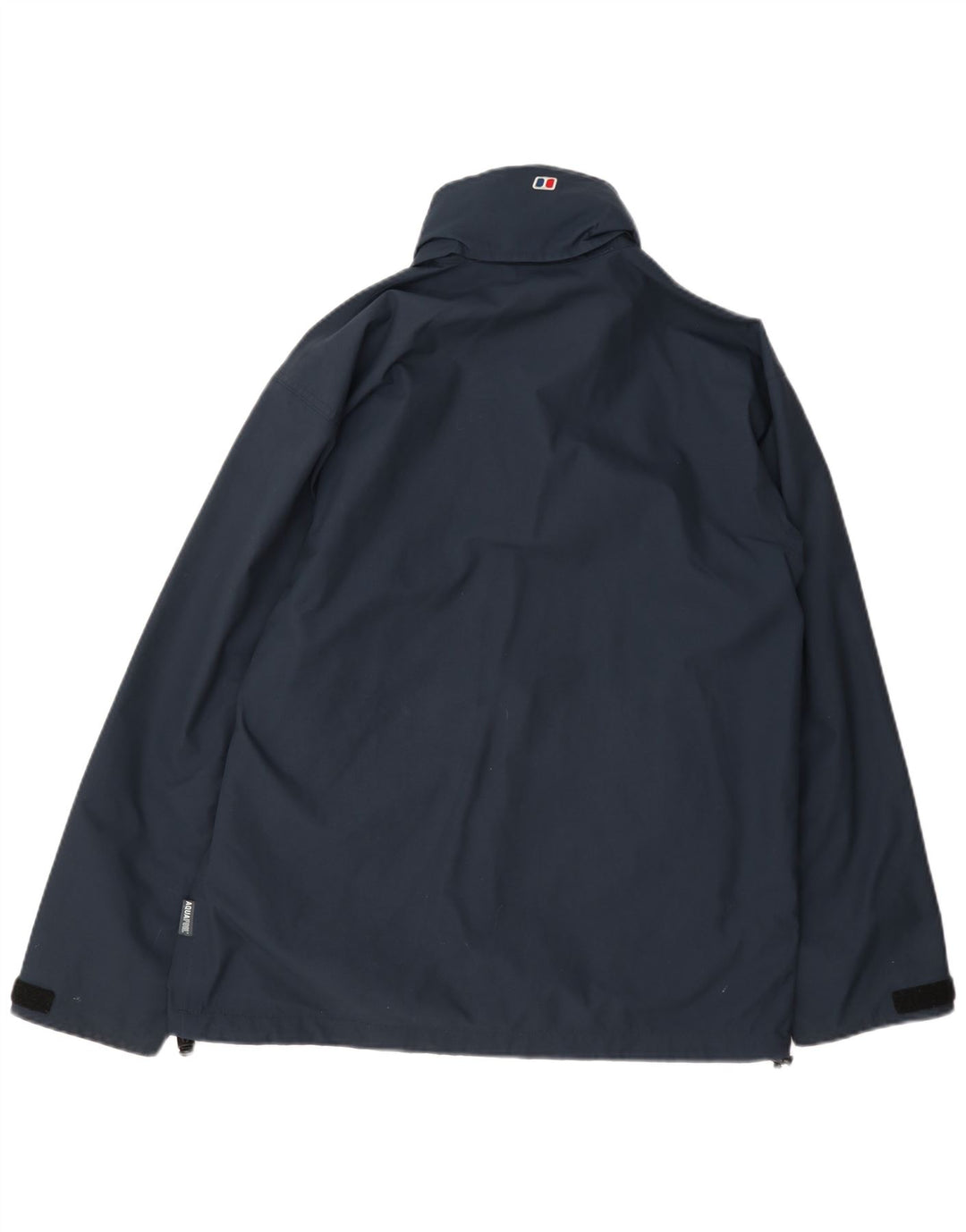 Giacca antipioggia con cappuccio per ragazzi Berghaus 11-12 anni in nylon blu navy