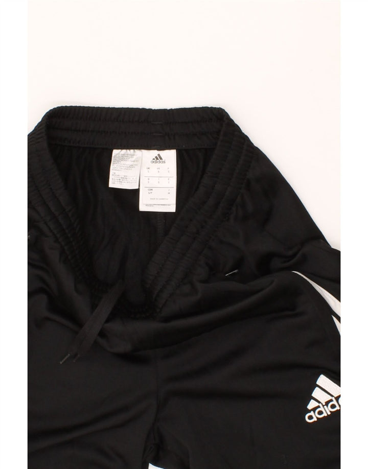 ADIDAS Mens Tracksuit Trousers Joggers Small  Black Polyester Vintage Adidas and Second-Hand Adidas from Messina Hembry 