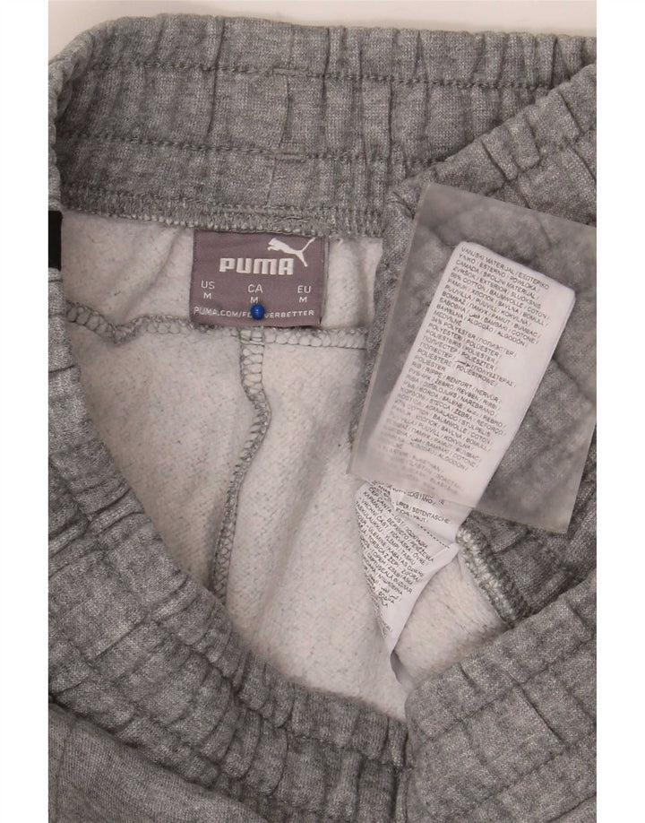 Pantaloni da tuta da uomo Puma Joggers in cotone chiazzato grigio medio