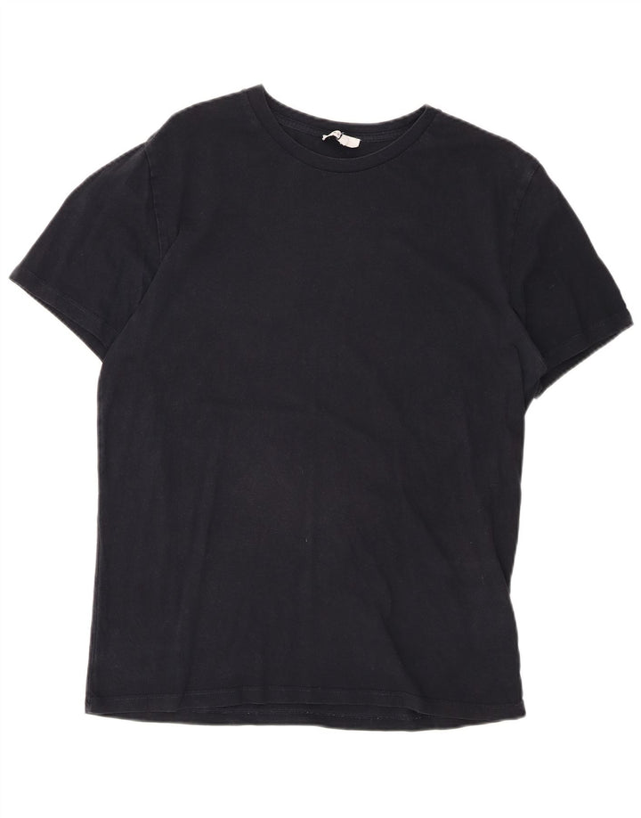 T-shirt da uomo Reiss Top grande in cotone nero