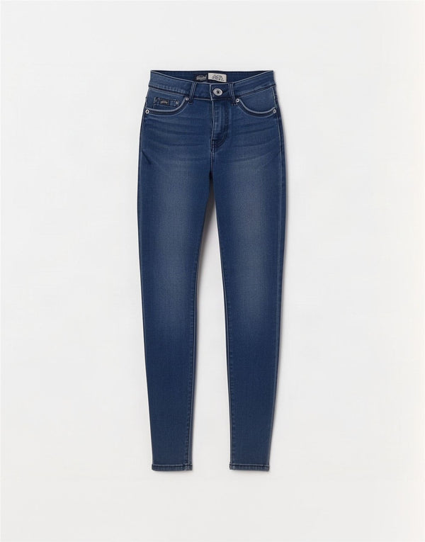 Superdry Womens Alexia Jegging Jeans W27 L32 Blue Cotton