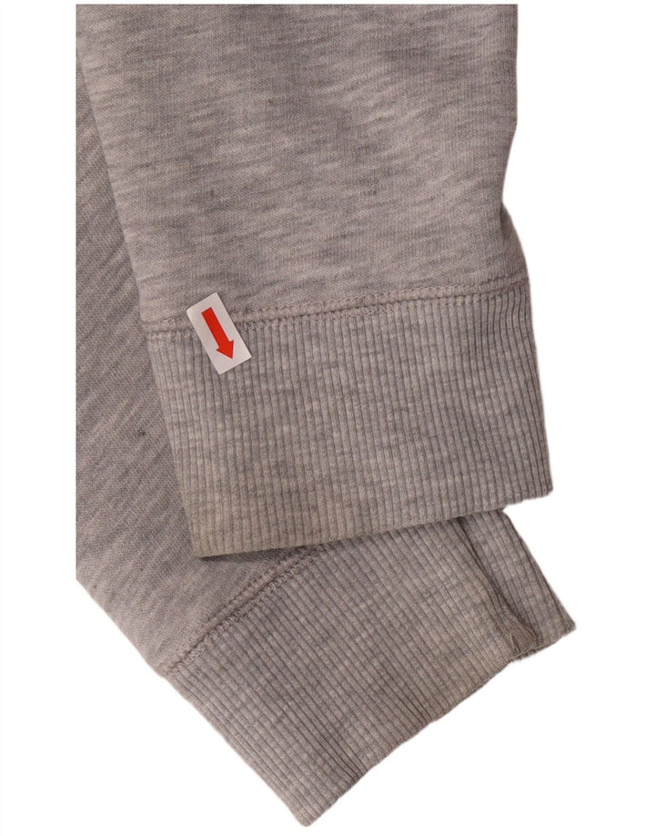 TOMMY HILFIGER Maglione con cappuccio e zip vestibilità regolare da uomo grigio medio chiazzato