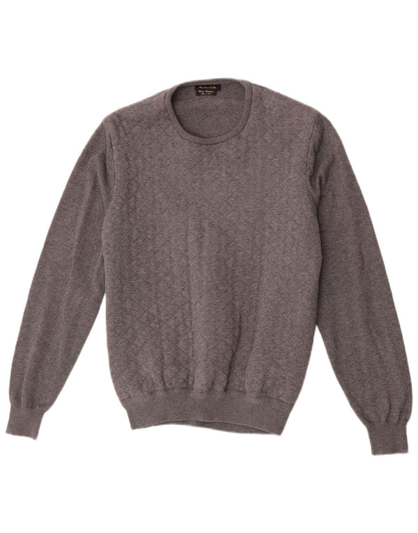Maglione maglione girocollo da donna Massimo Dutti UK 14 Poliestere grigio medio