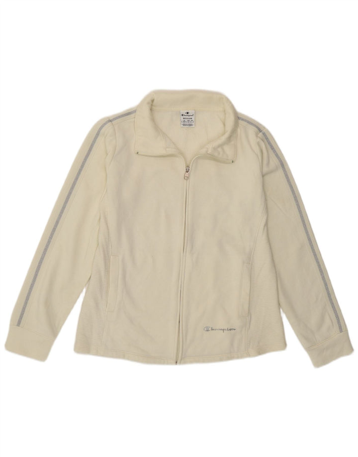 Giacca da tuta da donna Champion UK 14 media bianco sporco