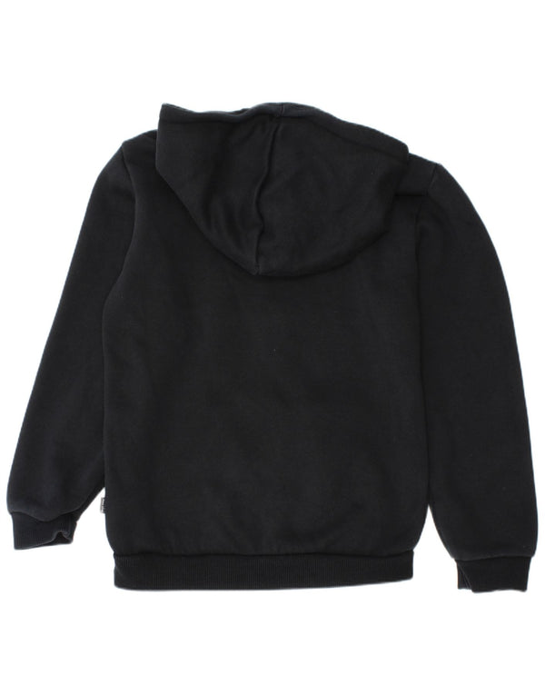 Felpa con cappuccio grafica da bambino Puma 7-8 anni in cotone blu navy