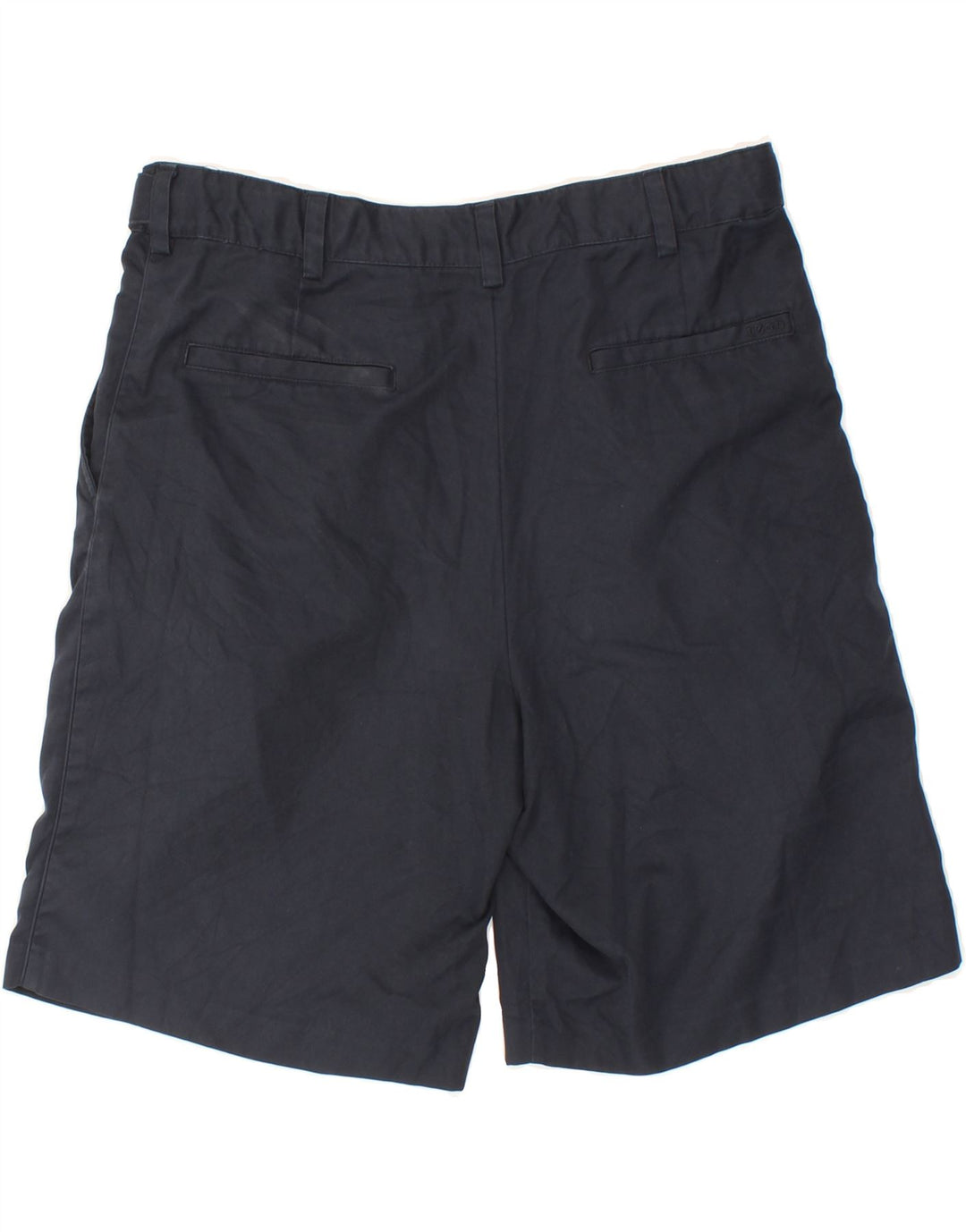IZOD Mens Chino Shorts W34 Large Navy Blue Polyester Vintage Izod and Second-Hand Izod from Messina Hembry 