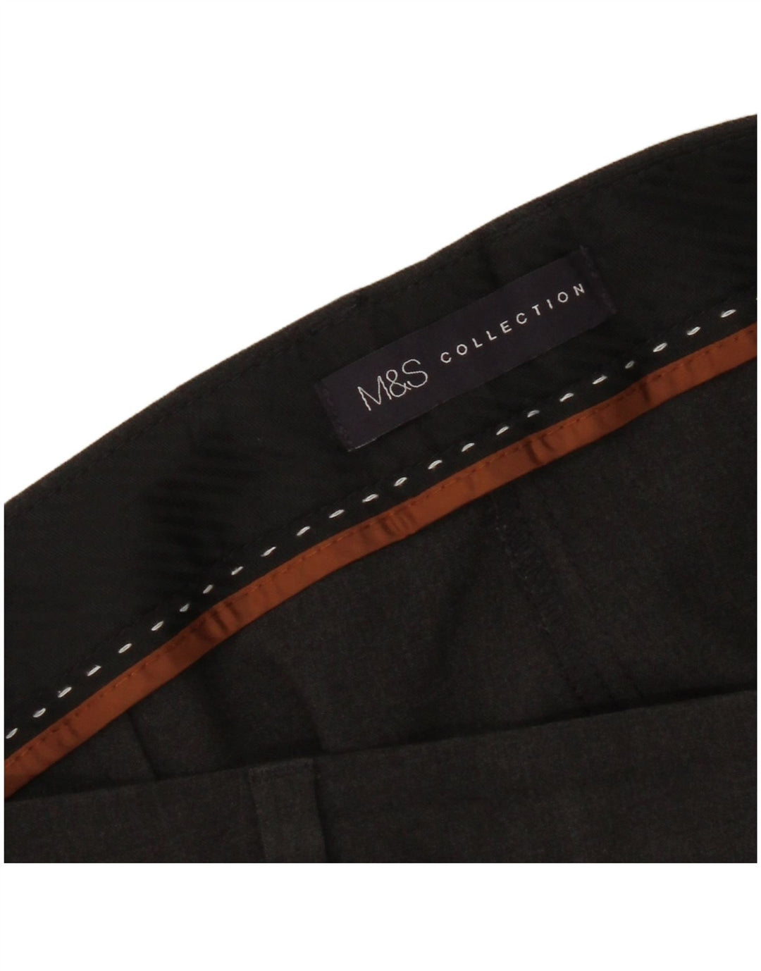 Pantaloni corti dritti da donna Marks & Spencer W34 L26 Grigi