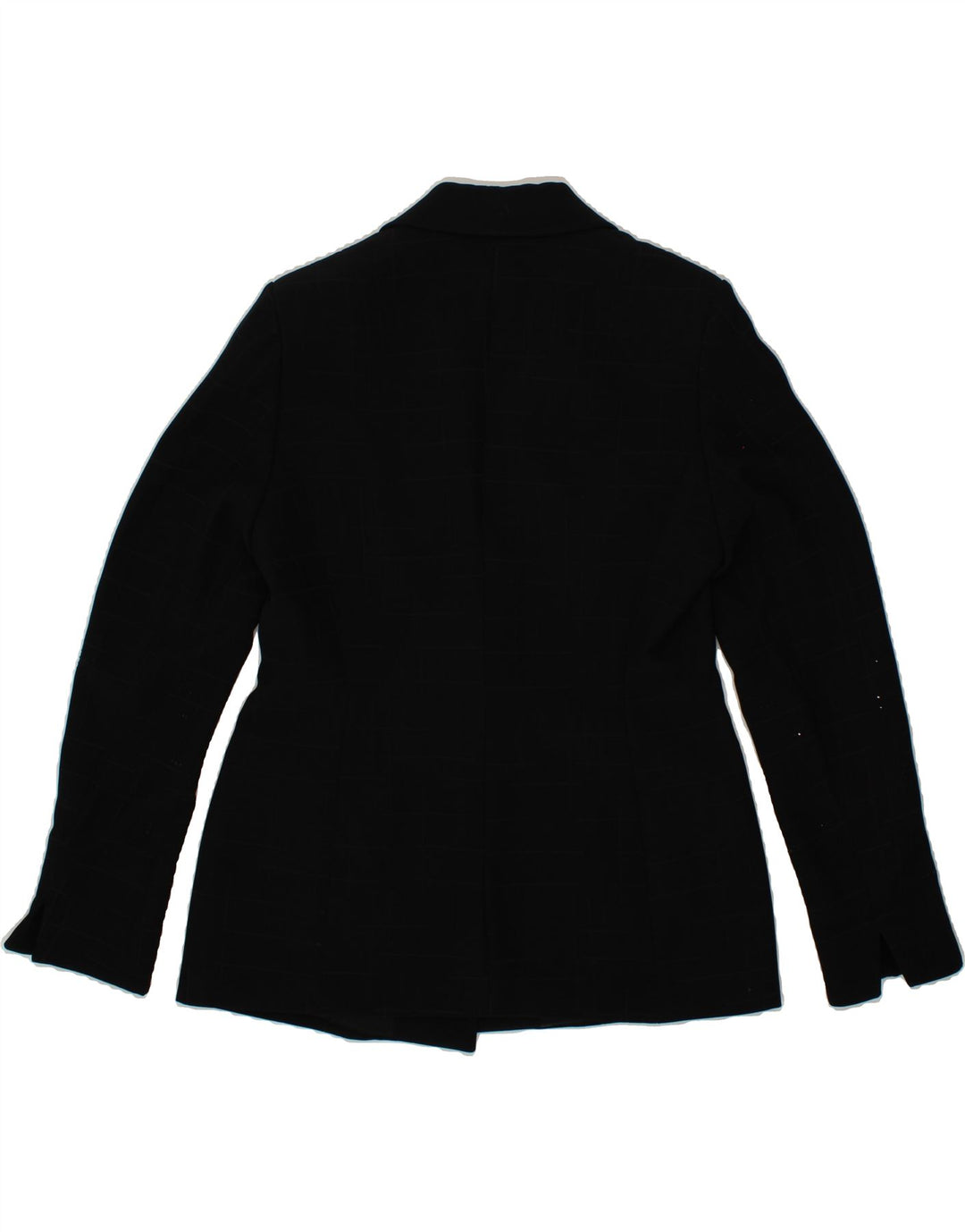 PANCALDI & B Womens Blazer Jacket IT 48 XL Black Check Acetate Vintage Pancaldi & B and Second-Hand Pancaldi & B from Messina Hembry 