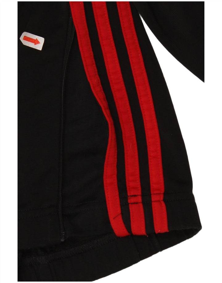 Pantaloni della tuta da ragazzo Adidas 11-12 anni in poliestere nero