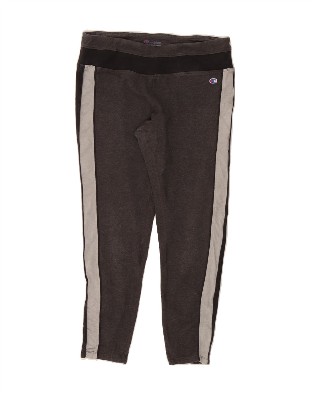 CHAMPION Womens Leggings UK 14 Large Grey Colourblock Vintage Champion and Second-Hand Champion from Messina Hembry 