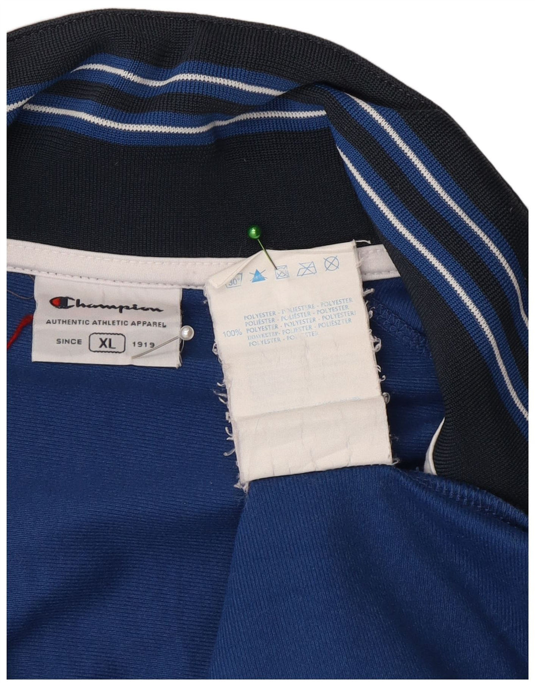 Giacca da tuta da uomo Champion XL blu in poliestere
