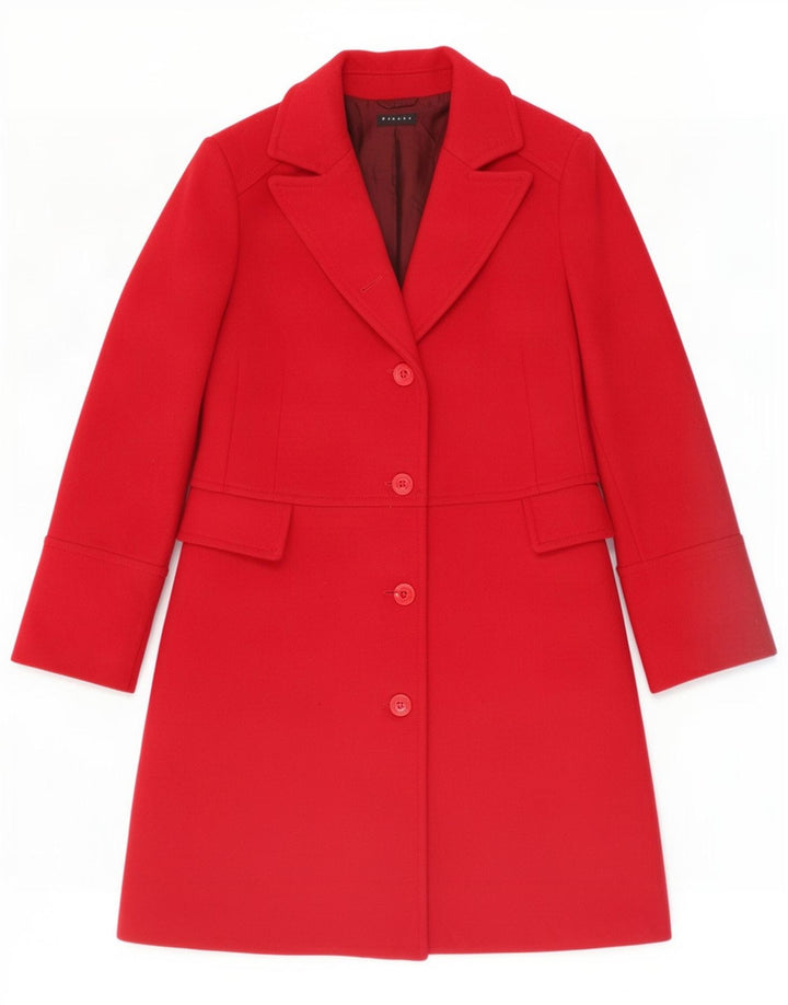 Soprabito Donna Sisley IT 44 Rosso Medio Lana