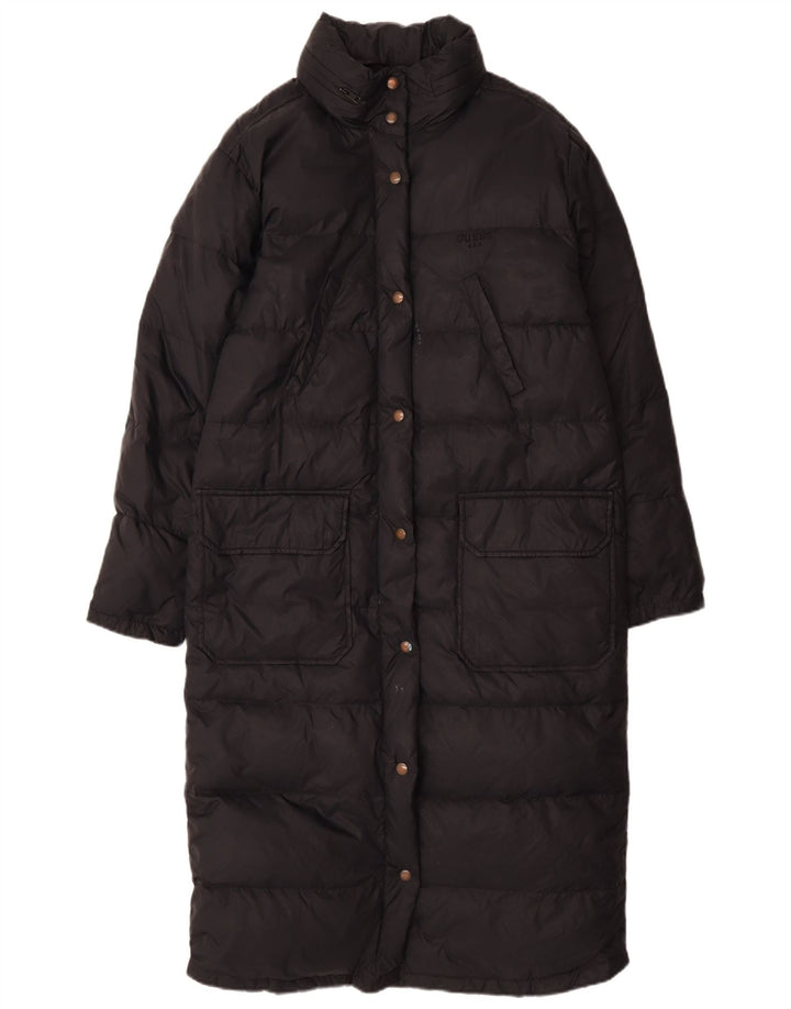 Cappotto imbottito da donna GUESS UK 14 nylon nero medio