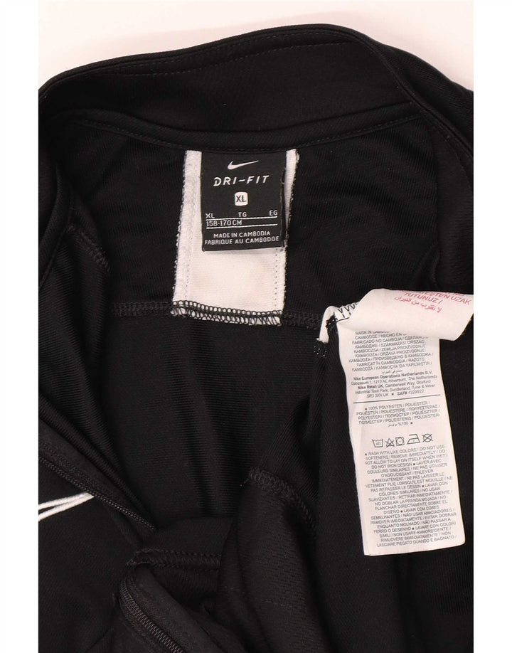 Giacca da tuta da ragazzo Nike 13-14 anni XL Poliestere color block nero