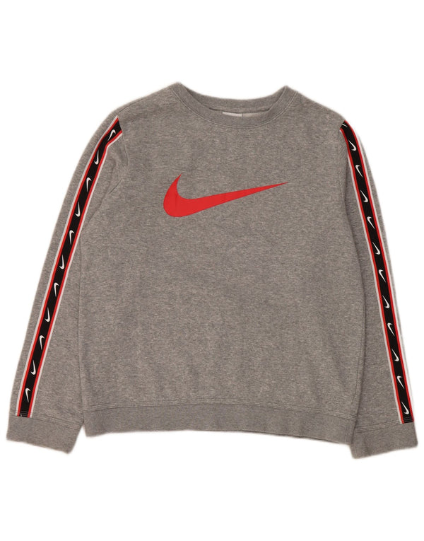 Felpa grafica Nike da bambino, 12-13 anni, grande, color grigio