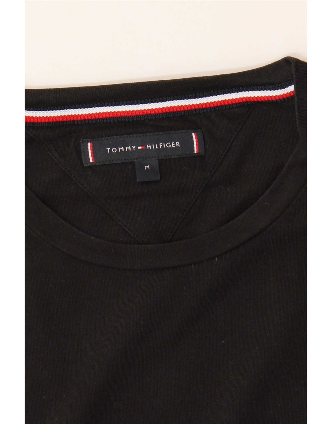 Maglietta da uomo Tommy Hilfiger Top media nera