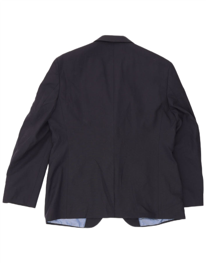 Giacca blazer da uomo Marks & Spencer Autograph a 2 bottoni UK 42 Large Blu Navy