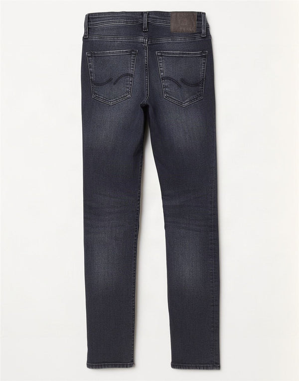 Jack & Jones Uomo GLENN Jeans slim effetto consumato W27 L32 cotone blu