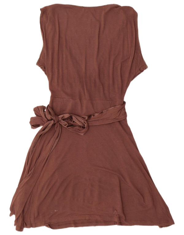 Abito a trapezio senza maniche da donna Diesel UK 6 XS Marrone