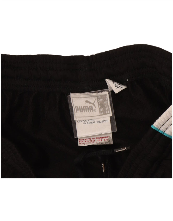 Pantaloni da tuta da donna PUMA UK 14 Large Nero Poliestere a blocchi di colore