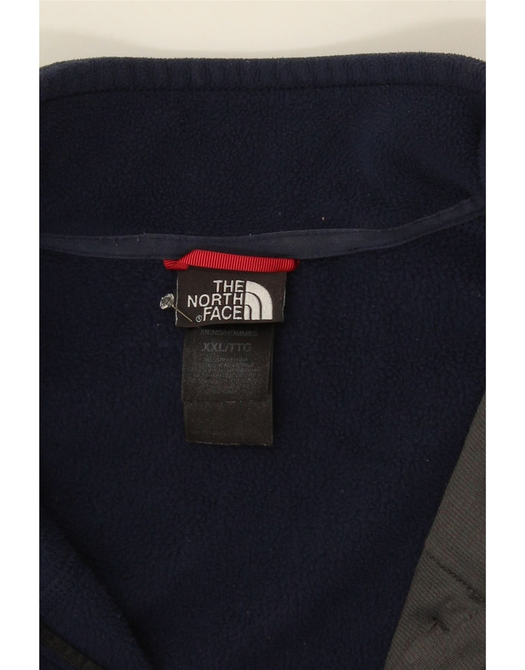 Giacca in pile da uomo The North Face 2XL poliestere blu navy