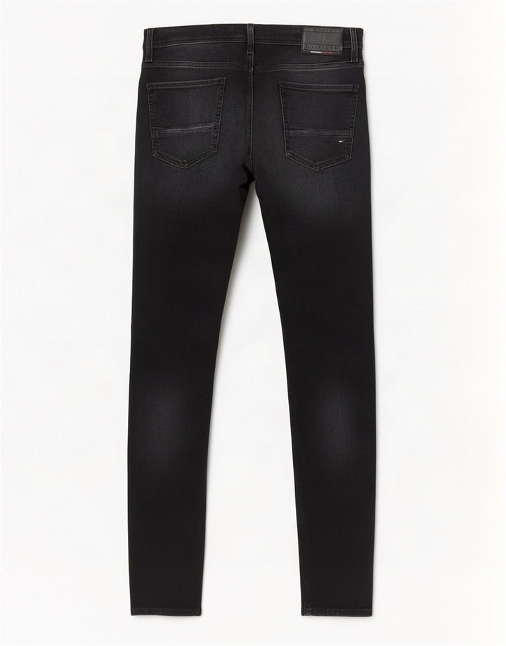 Tommy Hilfiger Uomo Bleecker Slim Jeans W33 L32 Cotone Nero