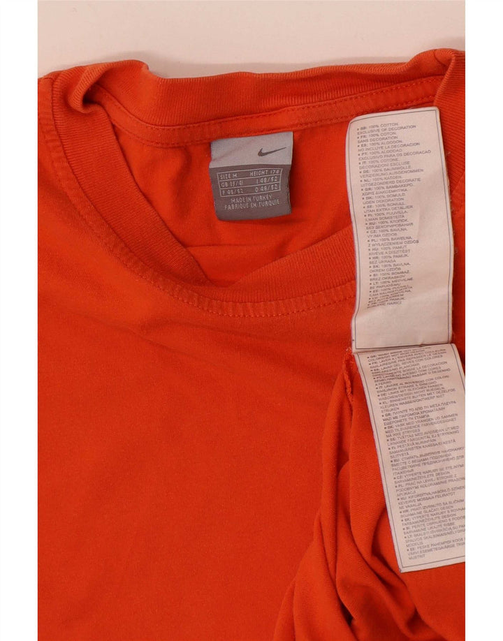 T-shirt da uomo Nike Top UK 39/41 cotone arancione medio
