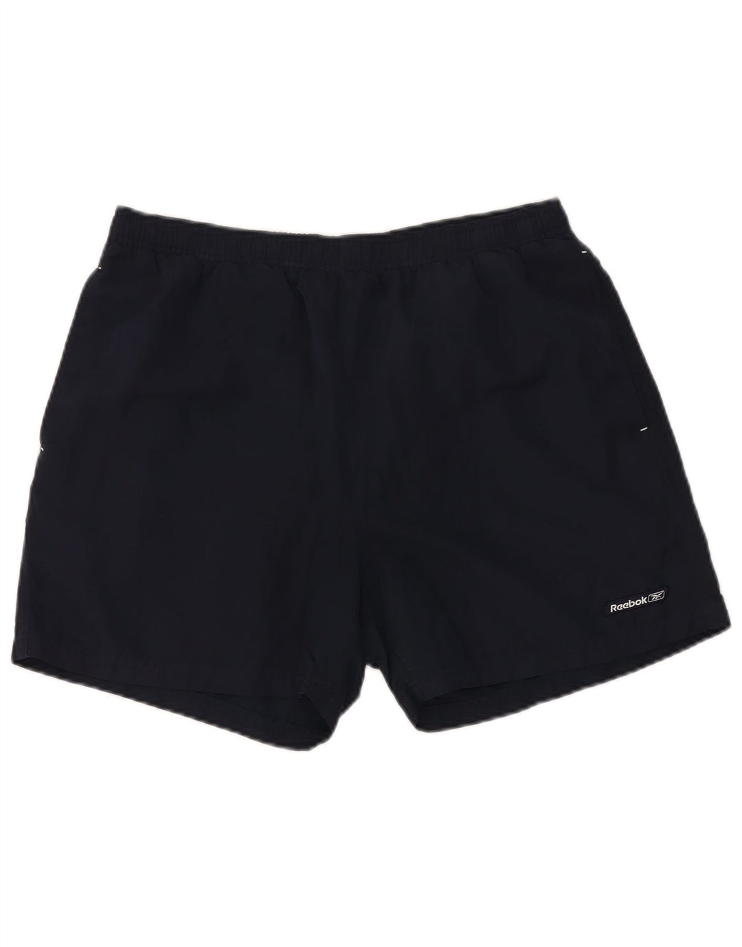 Pantaloncini da bagno da uomo REEBOK grandi in poliestere blu navy