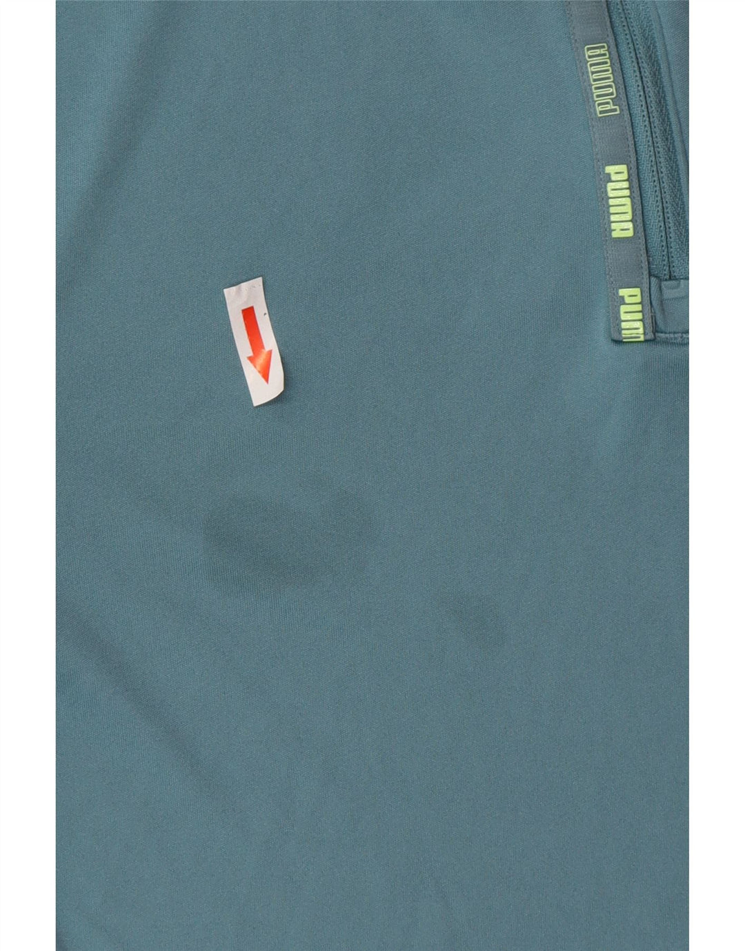 Maglia da tuta Puma da ragazzo con zip e collo, 13-14 anni, in poliestere blu