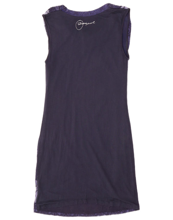 Desigual Abito tubino da donna UK 18 XL Blu navy Paisley