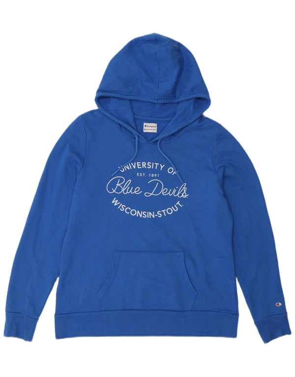 Felpa con cappuccio da donna Champion UK 18 XL Blue University