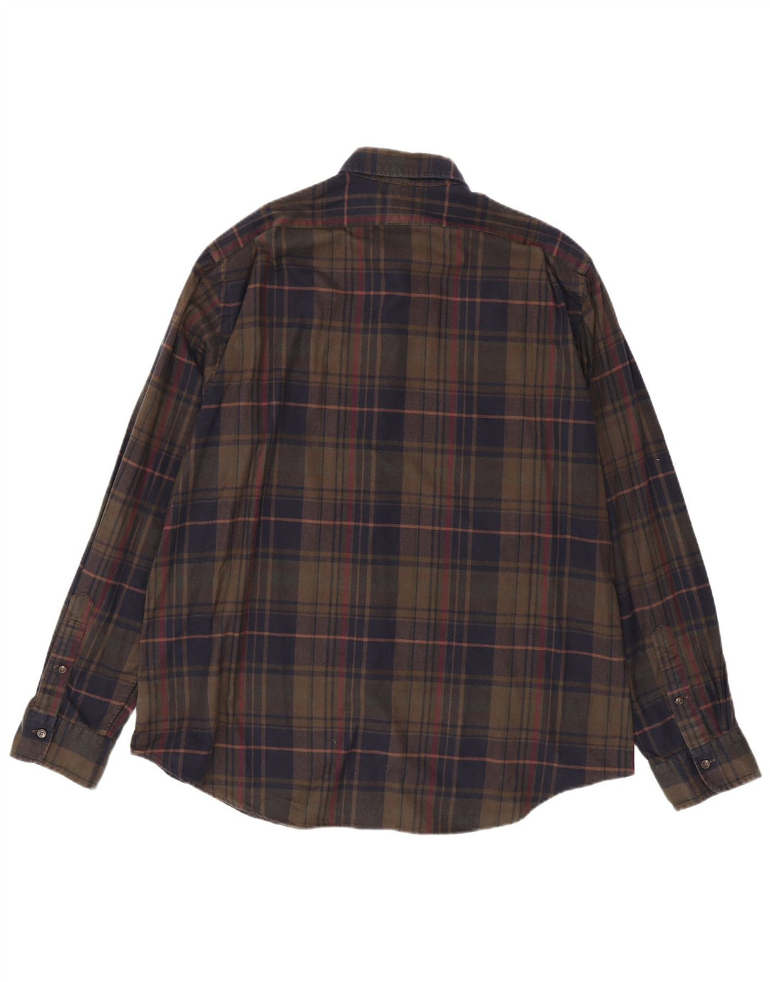 POLO RALPH LAUREN Camicia in flanella da uomo 2XL Cotone a quadri marrone