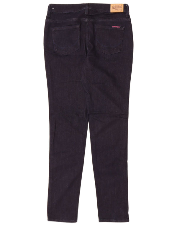 Jeans skinny da donna vestibilità standard Superdry W30 L32 cotone blu navy