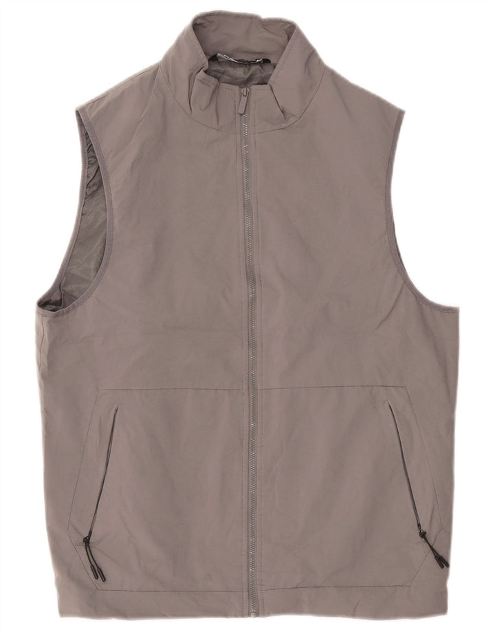 Gilet da uomo Zara UK 40 grande grigio poliestere
