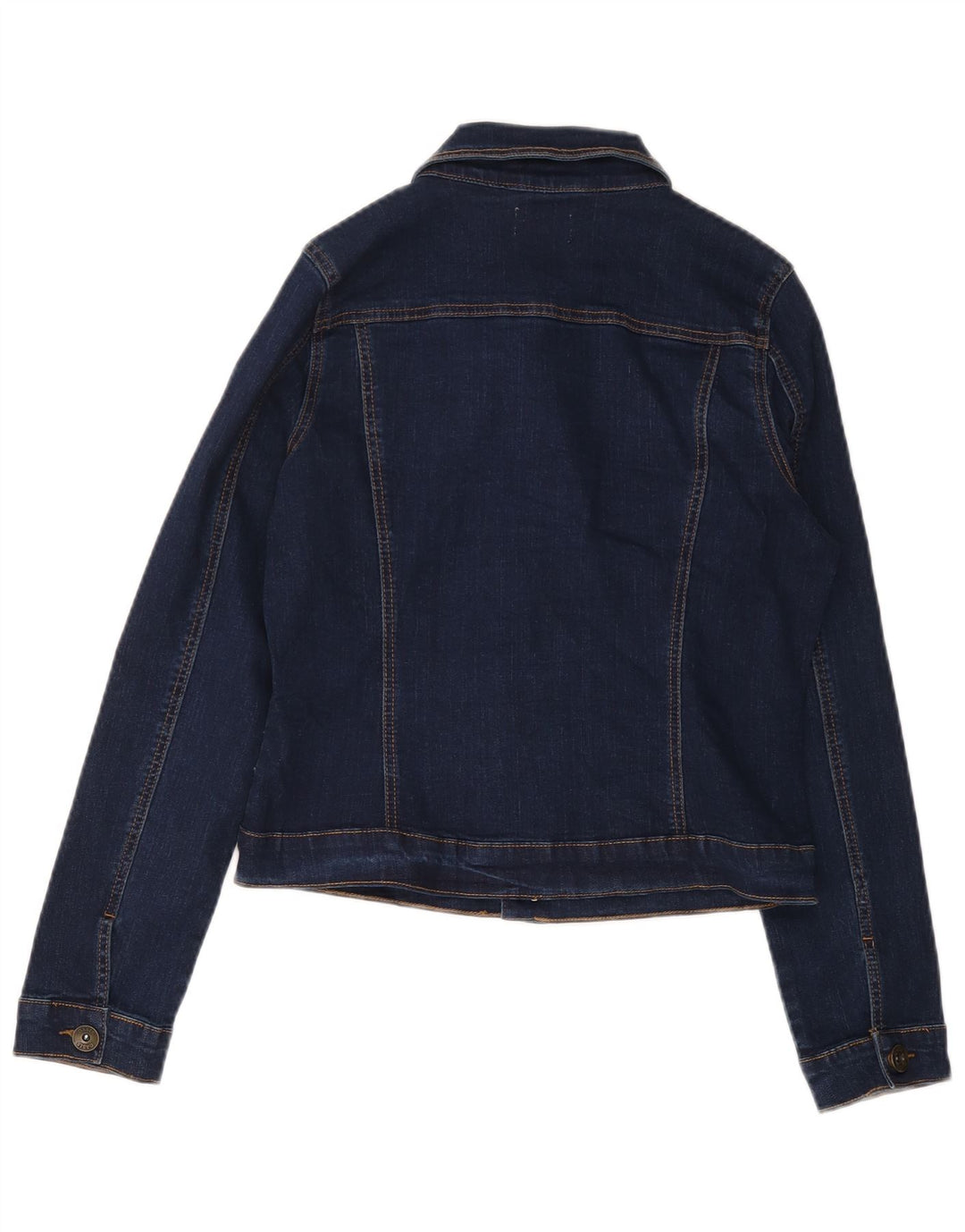 Giacca in denim corto da donna OASIS UK 12 cotone blu navy medio