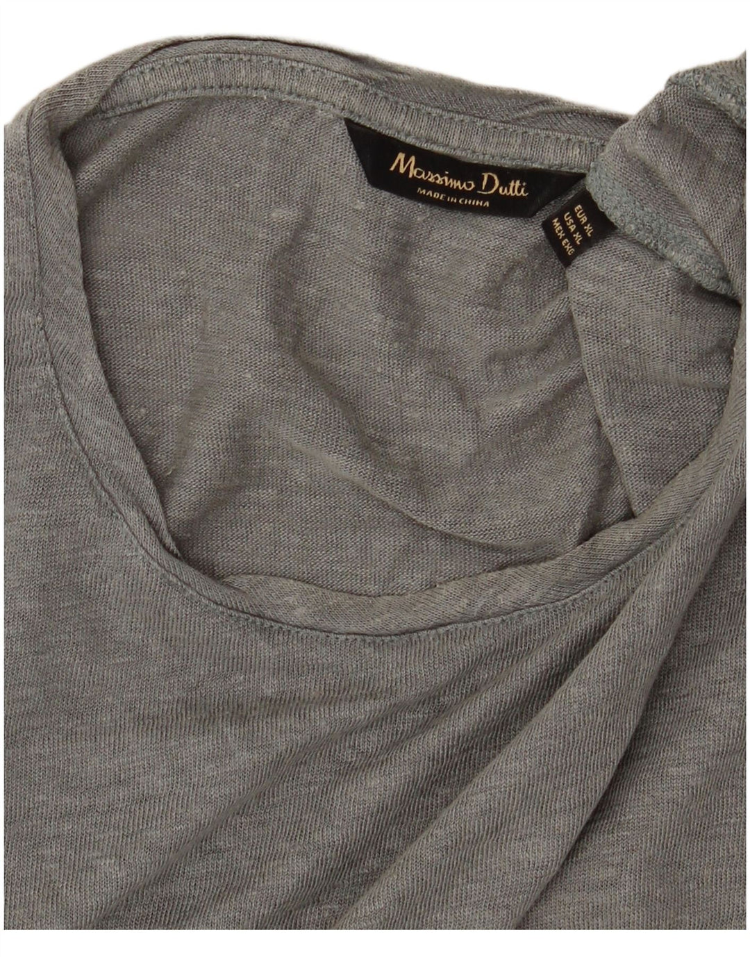 T-shirt da uomo MASSIMO DUTTI XL grigia