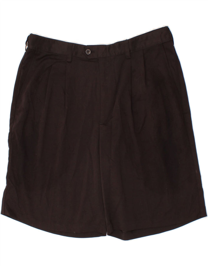 IZOD Mens Golf Pegged Chino Shorts W36 Large Black Cotton Vintage Izod and Second-Hand Izod from Messina Hembry 