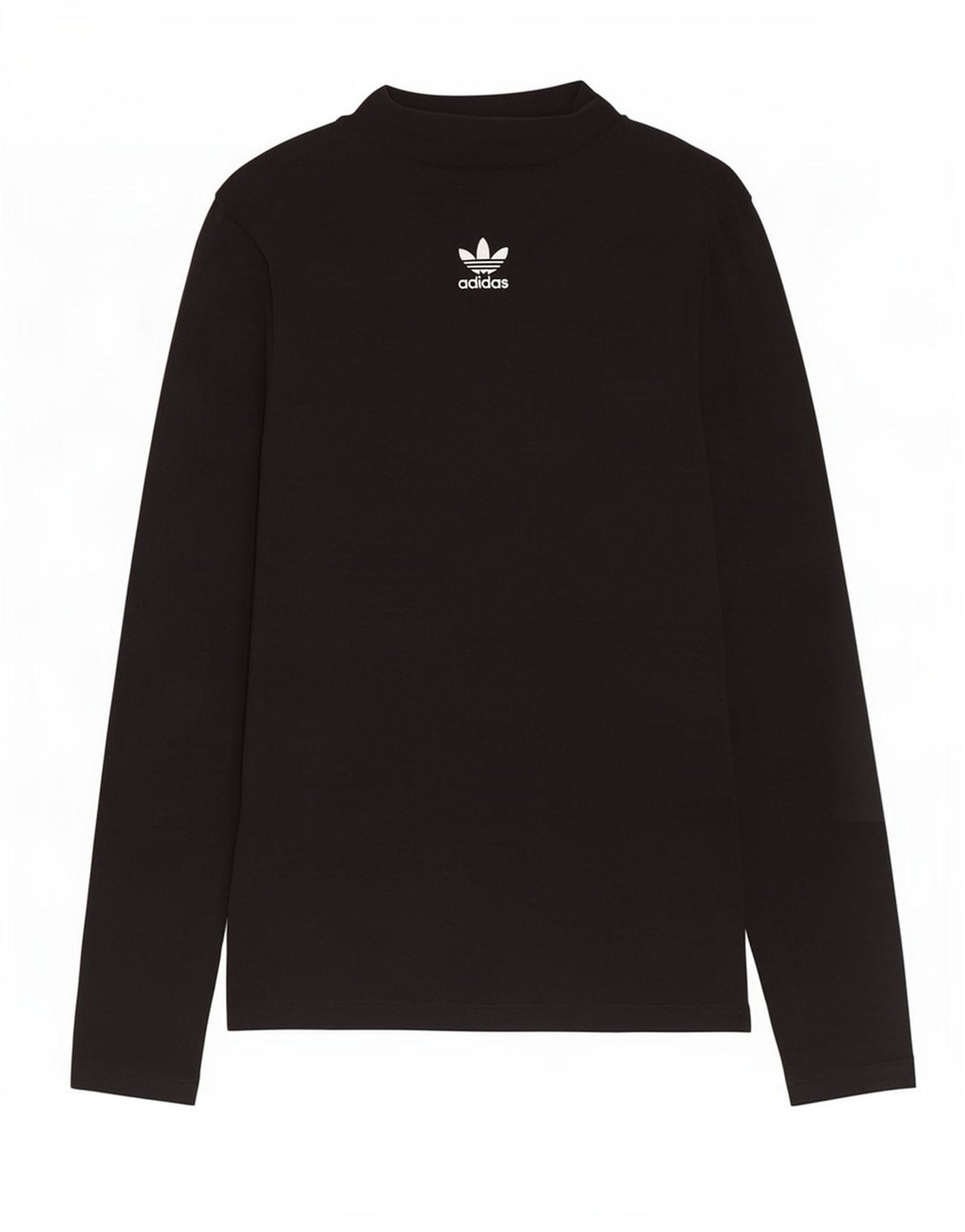 Top Adidas da donna a manica lunga UK 12 medio nero cotone