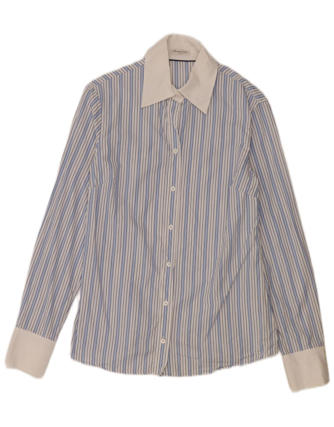 Camicia formale da donna Massimo Dutti EU 38 piccolo cotone a righe blu