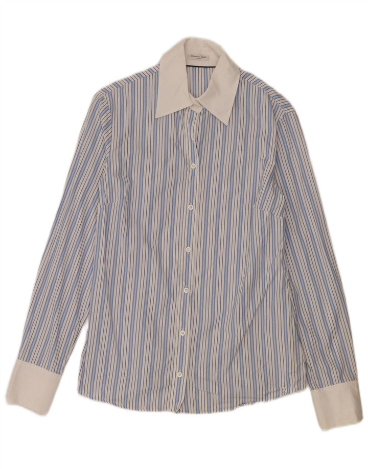 Camicia formale da donna Massimo Dutti EU 38 piccolo cotone a righe blu