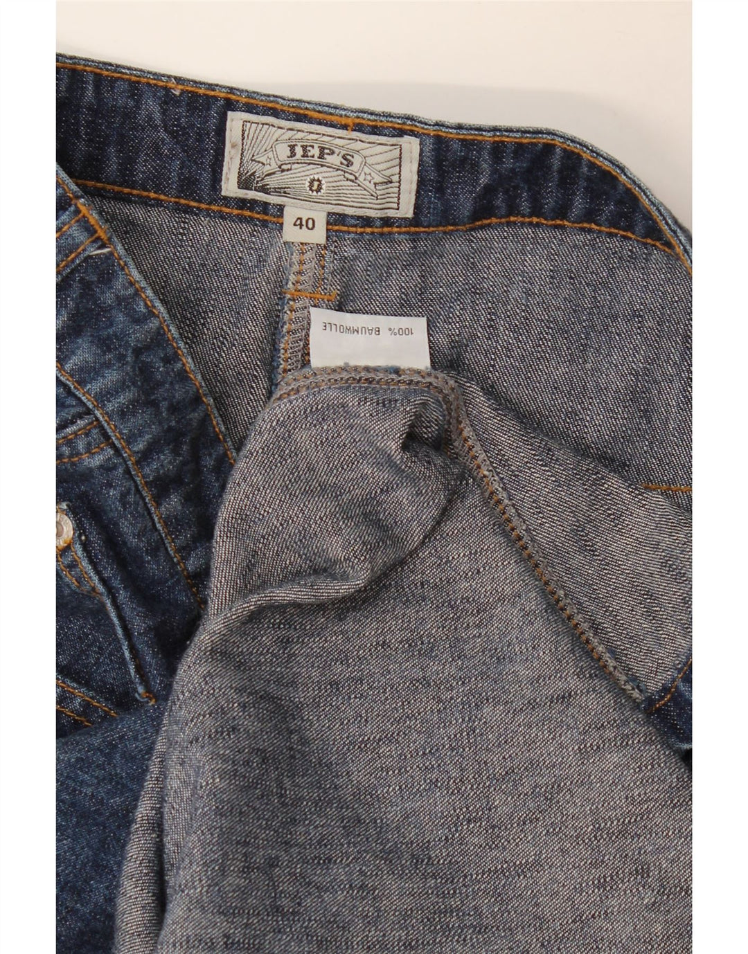 Gonna in denim da donna Jep's EU 40 media W32 cotone blu