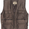 Gilet pratico da uomo vintage UK 40 grande nero