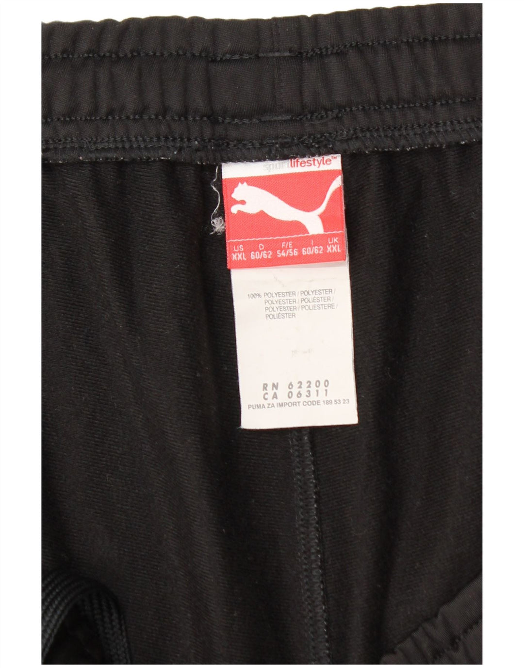 Pantaloni da tuta da uomo Puma 2XL Poliestere nero