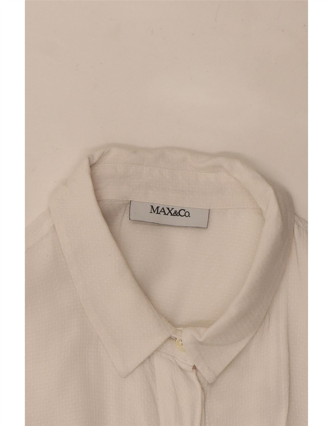 Max & Co. Maglietta corta da donna UK 10 piccola bianca maculata
