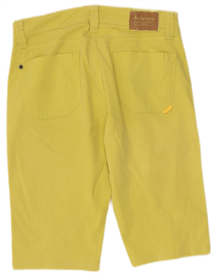 Bermuda Uomo Jeckerson W30 Cotone Giallo Medio