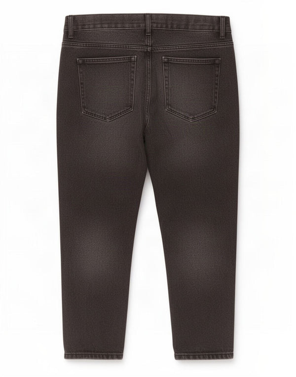 Jeans corti da uomo Zara EU 44 Large W34 L25 cotone nero