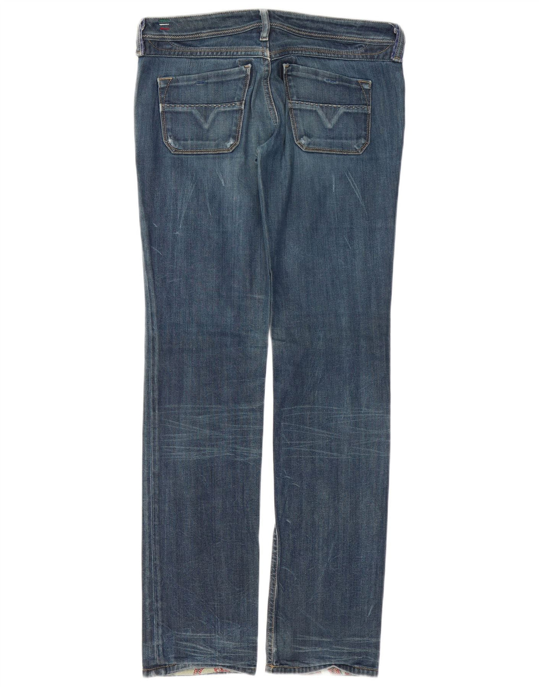 DIESEL Jeans dritti Lowky da donna W30 L34 cotone blu